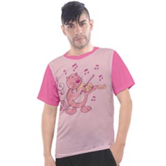 Cat With Violin Men s Sport Top by sifis