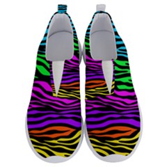 Colorful Zebra No Lace Lightweight Shoes by Angelandspot