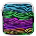 Colorful Zebra Mini Square Pouch View1