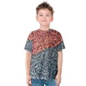 Gravel Print Pattern Texture Kids  Cotton Tee View1