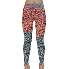 Gravel Print Pattern Texture Classic Yoga Leggings