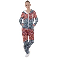 Gravel Print Pattern Texture Women s Tracksuit