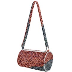 Gravel Print Pattern Texture Mini Cylinder Bag by dflcprintsclothing