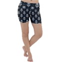 Grey Aliens Extraterrestrials UFO Faces Lightweight Velour Yoga Shorts View1