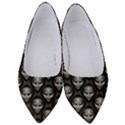 Grey Aliens Extraterrestrials UFO Faces Women s Low Heels View1