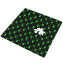 Neon Green Bug Insect Heads on Black Wooden Puzzle Square View2