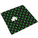 Neon Green Bug Insect Heads on Black Wooden Puzzle Square View3