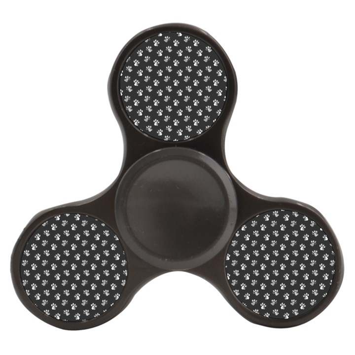 Cat Dog Animal Paw Prints Black and White Finger Spinner