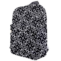 Black And White Decorative Design Pattern Classic Backpack by SpinnyChairDesigns