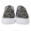 Black and White Decorative Design Pattern Women s Slip On Sneakers View4