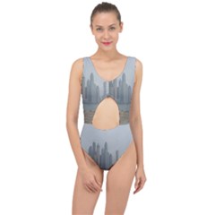 P1020022 Center Cut Out Swimsuit by 45678