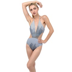 P1020022 Plunging Cut Out Swimsuit by 45678