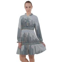 P1020022 All Frills Chiffon Dress by 45678