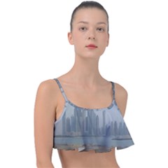 P1020022 Frill Bikini Top by 45678