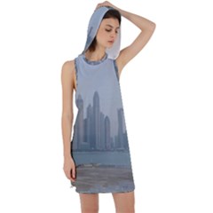 P1020022 Racer Back Hoodie Dress by 45678