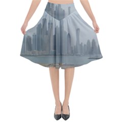 P1020022 Flared Midi Skirt by 45678