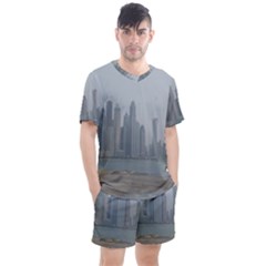 P1020022 Men s Mesh Tee And Shorts Set