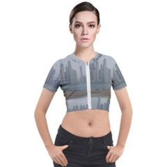 P1020022 Short Sleeve Cropped Jacket by 45678