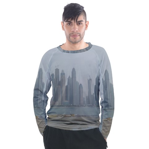 P1020022 Men s Long Sleeve Raglan Tee by 45678