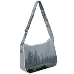 P1020023 Zip Up Shoulder Bag by 45678