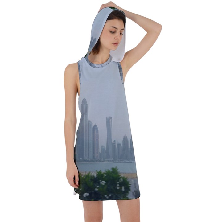 P1020023 Racer Back Hoodie Dress