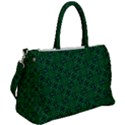 Green Intricate Pattern Duffel Travel Bag View2