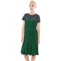 Green Intricate Pattern Camis Fishtail Dress View1