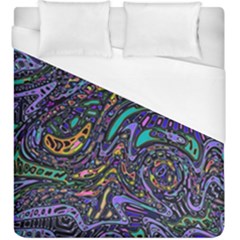 Multicolored Abstract Art Pattern Duvet Cover (king Size) by SpinnyChairDesigns