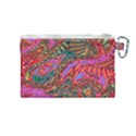 Abstract Art Multicolored Pattern Canvas Cosmetic Bag (Medium) View2