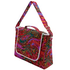 Abstract Art Multicolored Pattern Box Up Messenger Bag by SpinnyChairDesigns