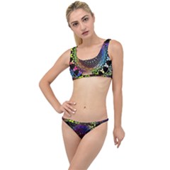 Colorful Rainbow Colored Arabesque Mandala Kaleidoscope  The Little Details Bikini Set by SpinnyChairDesigns