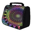 Colorful Rainbow Colored Arabesque Mandala Kaleidoscope  Full Print Travel Pouch (Small) View1