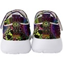 Colorful Rainbow Colored Arabesque Mandala Kaleidoscope  Men s Velcro Strap Shoes View4