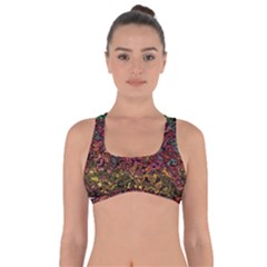 Stylish Fall Colors Camouflage Got No Strings Sports Bra by SpinnyChairDesigns