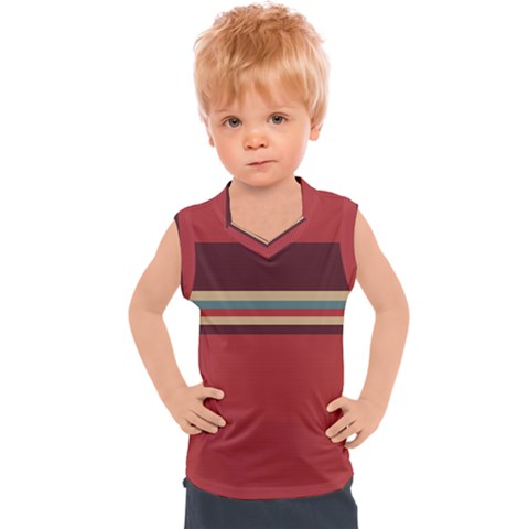 Retro Aesthetic Kids  Sport Tank Top by tmsartbazaar