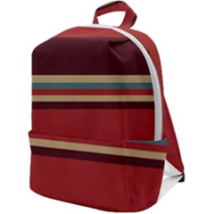 Retro Aesthetic Zip Up Backpack by tmsartbazaar