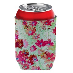  Cosmos Flowers Red Can Holder by DinkovaArt