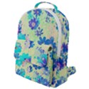 Cosmos Flowers blue Flap Pocket Backpack (Small) View1