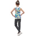 Cosmos Flowers blue Kids  Sleeveless Hoodie View2