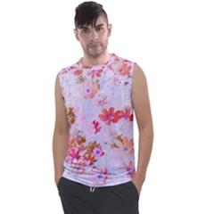 Cosmos Flowers Pink Men s Regular Tank Top