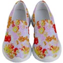 cosmos flowers orange Kids Lightweight Slip Ons View1