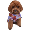 Cosmos Flowers Brown Dog T-Shirt View1