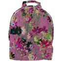 Cosmos Flowers Dark Red Mini Full Print Backpack View1