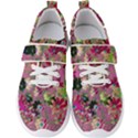 Cosmos Flowers Dark Red Men s Velcro Strap Shoes View1