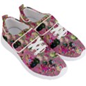 Cosmos Flowers Dark Red Men s Velcro Strap Shoes View3