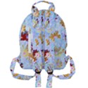 Cosmos Flowers Ligh Blue Mini Full Print Backpack View2