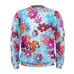 Cosmos Flowers Men s Sweatshirt