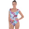 Cosmos Flowers Short Sleeve Leotard  View1