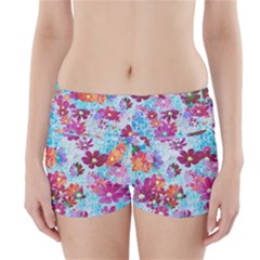 Cosmos Flowers Boyleg Bikini Wrap Bottoms