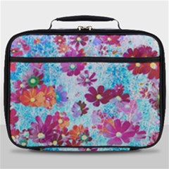 Cosmos Flowers Full Print Lunch Bag